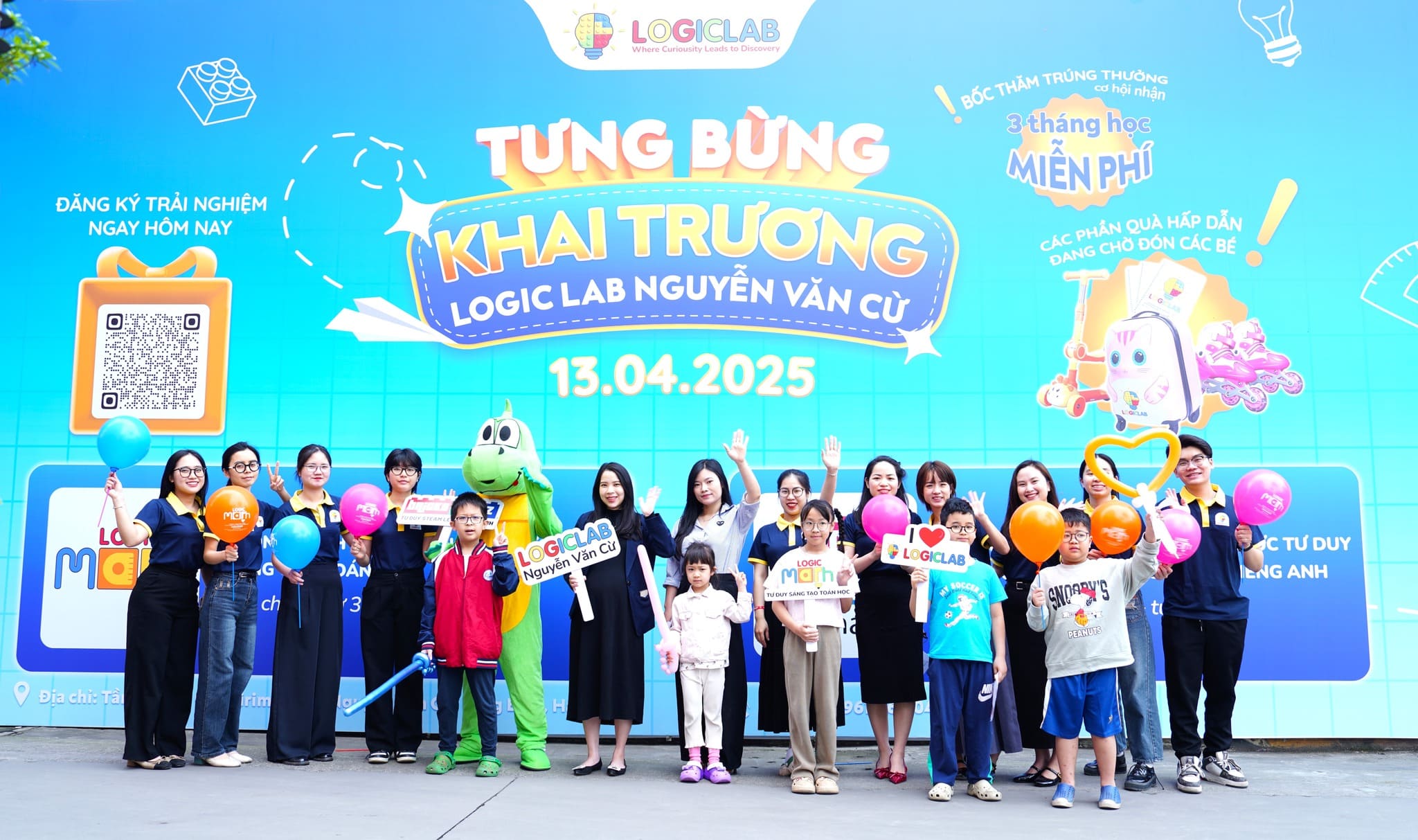 Khai trương cơ sở Logic Lab Nguyễn Văn Cừ – Mở ra không gian học tập hiện đại, thúc đẩy tư duy và sáng tạo cho các bé