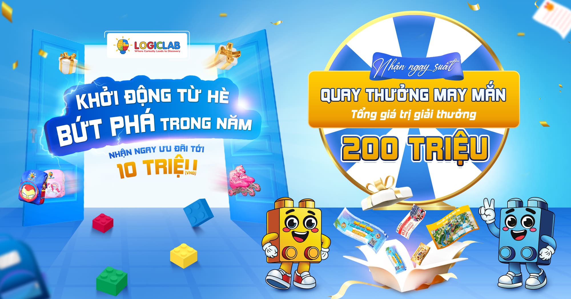 HÈ 2025 – HỌC TƯ DUY, RINH QUÀ “CHẤT NHƯ NƯỚC CẤT” tại Logic Lab !
