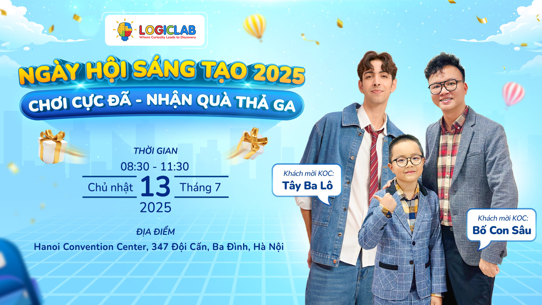 Thông báo Sự kiện Ngày hội Sáng tạo 2025 cùng Logic Lab 