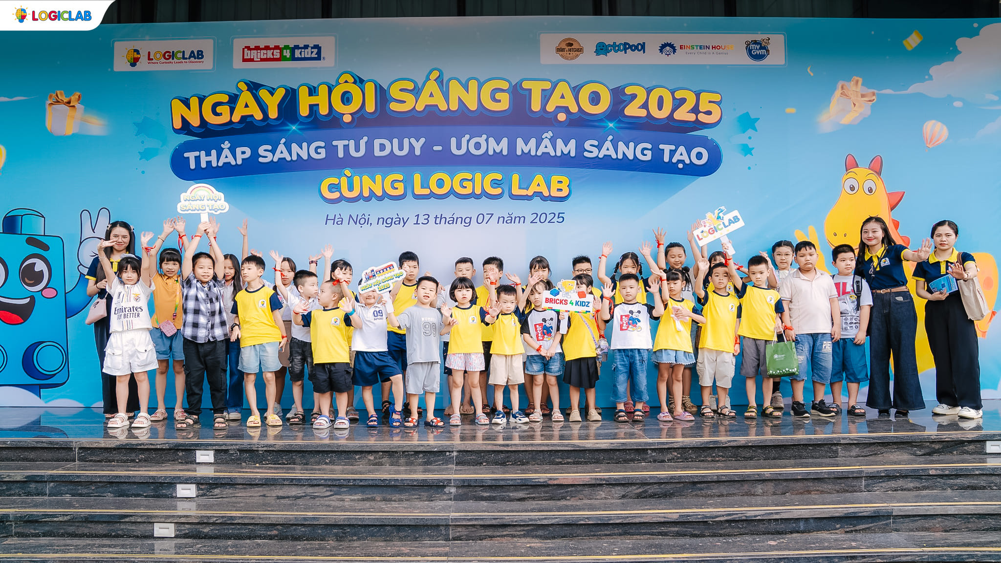 ĐOÀN TÀU HẠNH PHÚC HÈ 2025: Logic Lab đưa trẻ vào thế giới sáng tạo và khám phá tri thức 