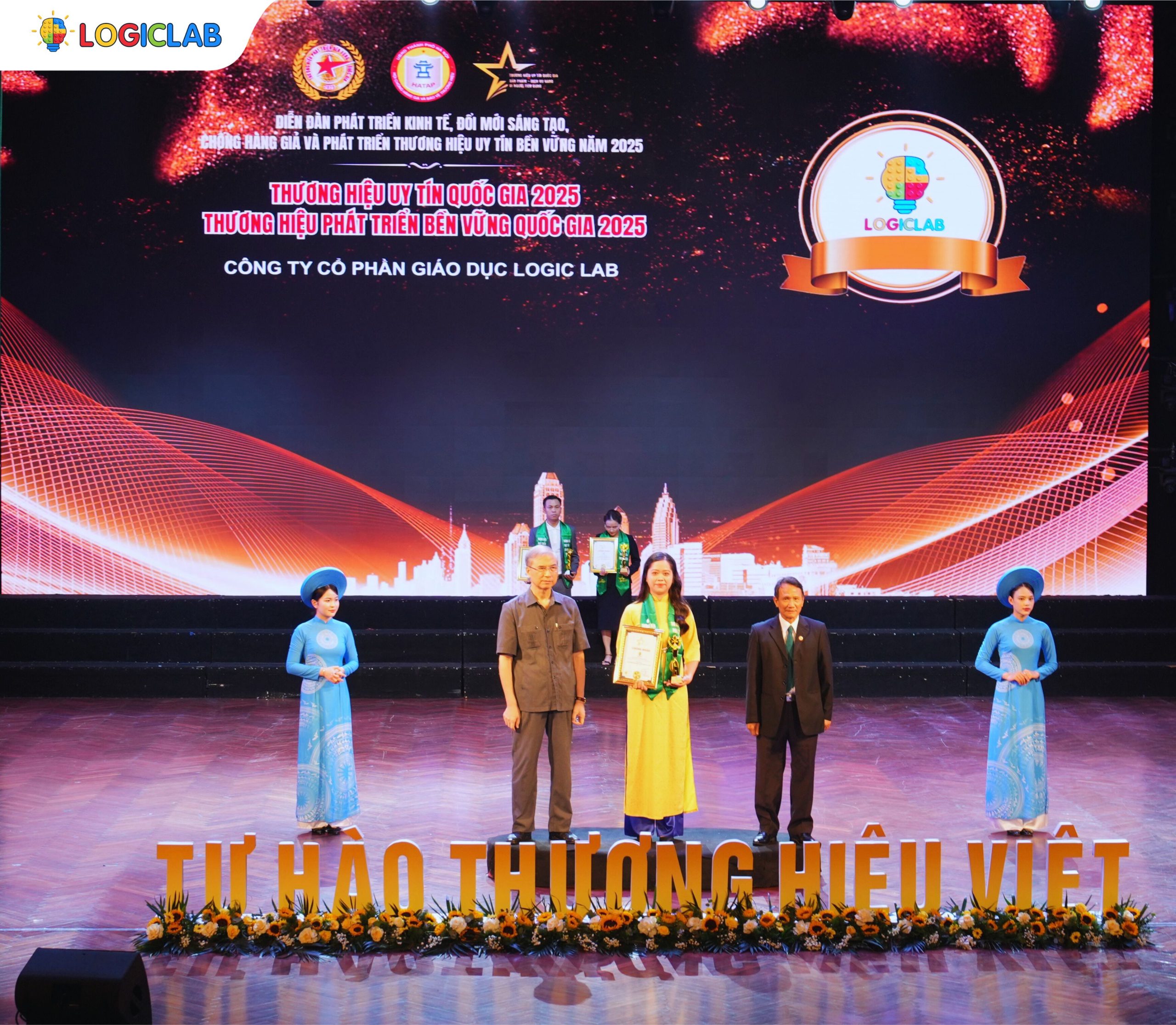 Logic Lab được vinh danh Thương hiệu Uy tín Quốc Gia năm 2025 