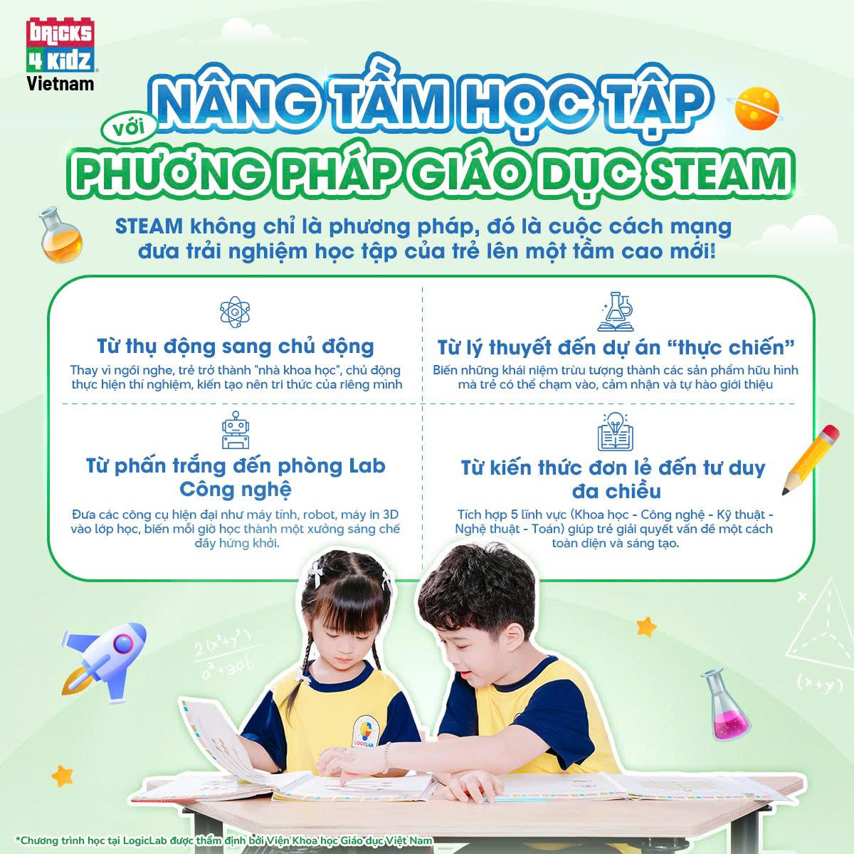 5. LogicLab – Trung tâm tiên phong về giáo dục STEAM tại Việt Nam