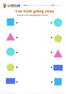 Các dạng bài tập toán tư duy phù hợp cho trẻ 5 tuổi