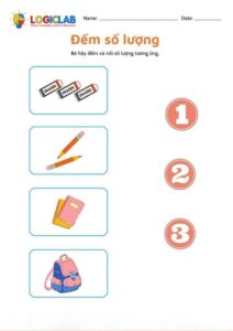 Các dạng bài tập toán tư duy phù hợp cho trẻ 5 tuổi