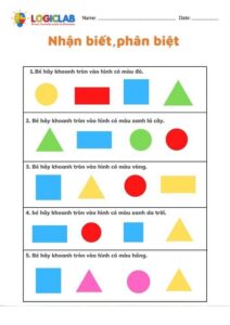 Các dạng bài tập toán tư duy phù hợp cho trẻ 5 tuổi