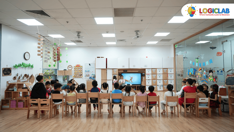 Logic Lab xây dựng môi trường học tập vui vẻ, hạnh phúc, nơi các con được thỏa sức sáng tạo