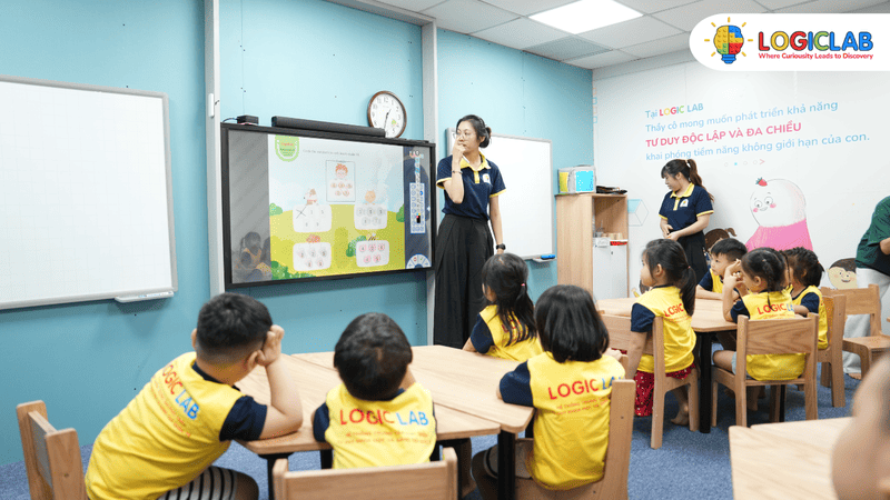 Trẻ hình thành kỷ luật học tập trong quá trình học toán logic