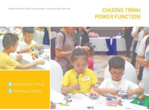 Chương trình Power Function dành cho trẻ từ 7 đến 8 tuổi.