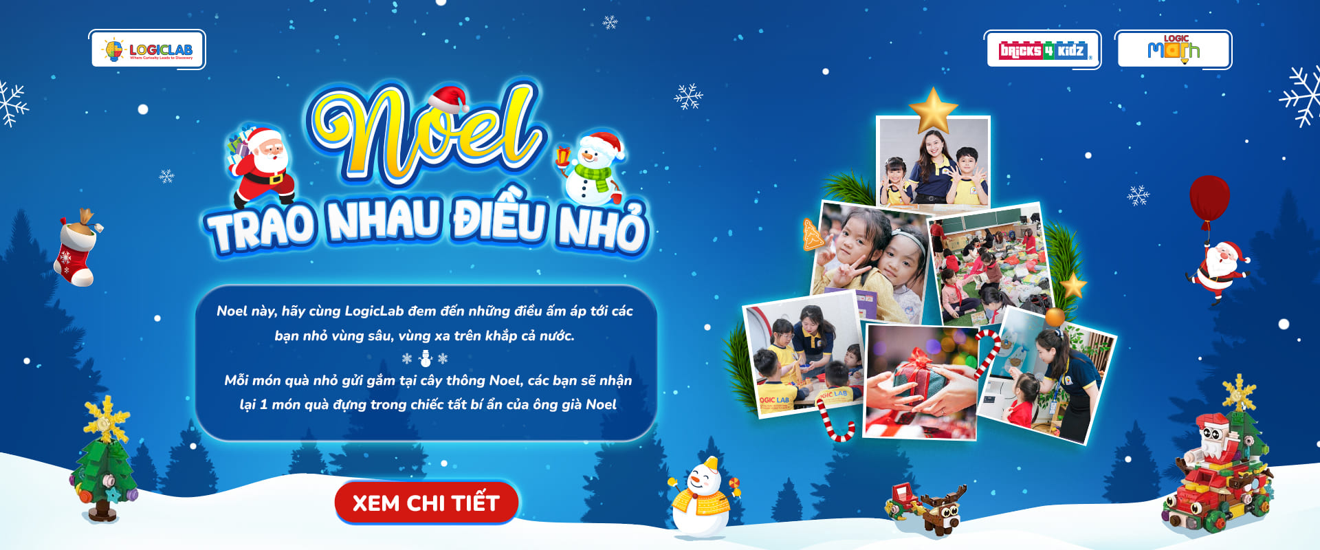 Khởi động hành trình “NOEL TRAO NHAU ĐIỀU NHỎ TẠI LOGIC LAB”