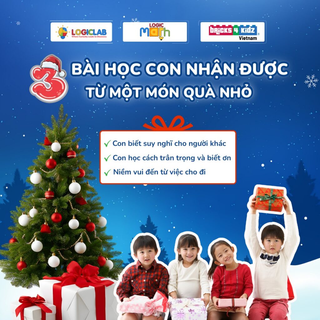 3 bài học các con nhận được từ một món quà nhỏ
