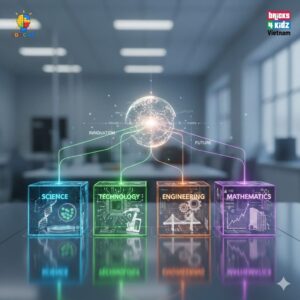 STEM là cách tiếp cận giáo dục giúp trẻ học các lĩnh vực một cách tích hợp.