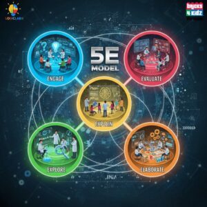 Dự án STEAM dùng phương pháp 5E trong giảng dạy.