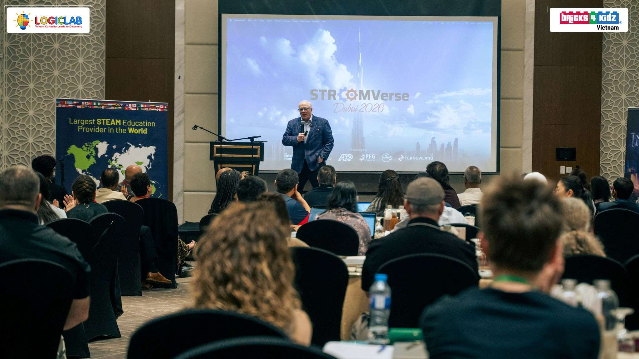 Logic Lab tham gia Hội thảo Franchise của Bricks 4 Kidz tại Dubai: Với chủ đề StroomVerse – Đột phá công nghệ AI vào dạy học 