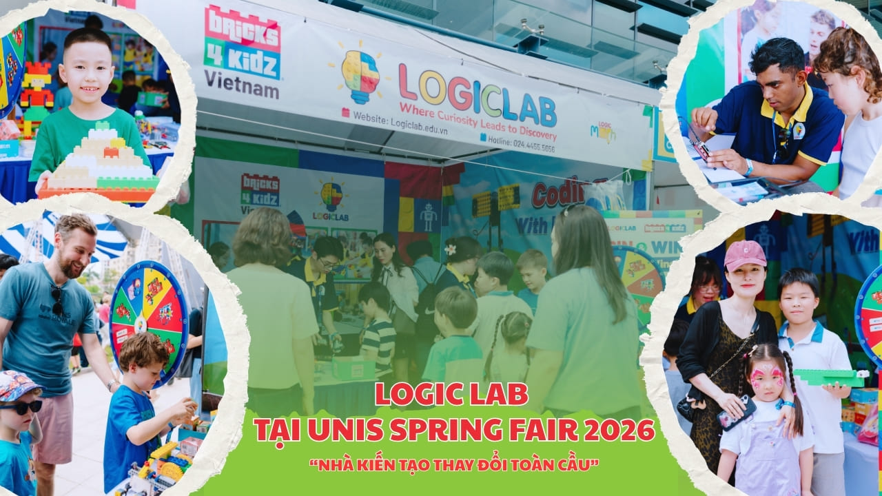 Không khí rộn ràng ở gian hàng Logic Lab tại UNIS Spring Fair 2026 – Nơi những ý tưởng sáng tạo bắt đầu tỏa sáng.