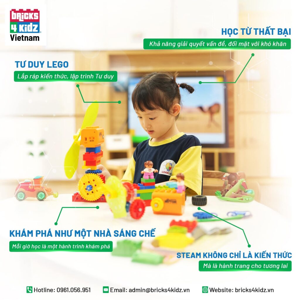 Chương trình STEAM bản quyền Bricks 4 Kidz (Mỹ)