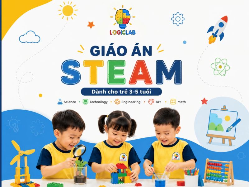 Giáo Án STEAM 3 – 4 Tuổi: Hướng Dẫn Chi Tiết Theo Mô Hình 5E Chuẩn Sư Phạm 