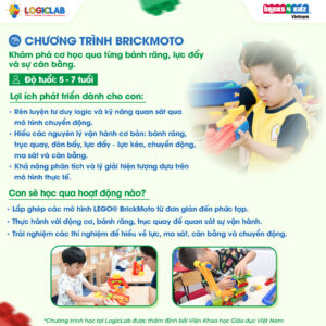 BrickMoto – lộ trình STEAM cho học sinh lớp 1