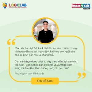 Khác biệt của Bricks 4 Kidz® so với phương pháp khác