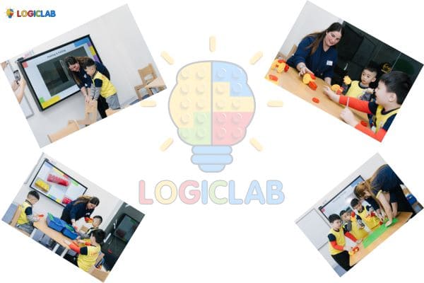 Buổi học tại chương trình Brickmoto cho trẻ từ 6 đến 7 tuổi