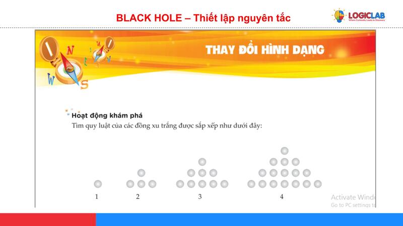 Giai đoạn 2 giúp trẻ tiếp cận với các khái niệm Toán học thông qua hoạt động nghiên cứu, chơi game logic