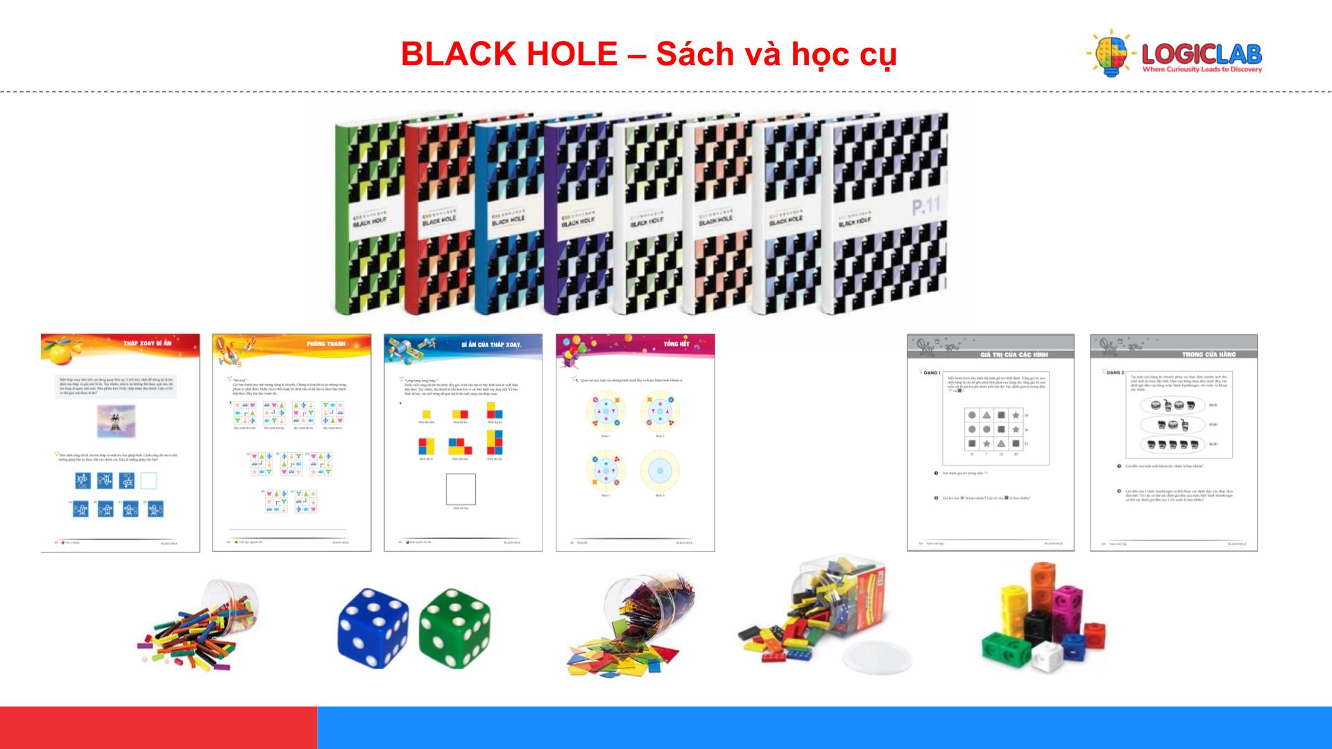 Sách và học cụ của chương trình Black Hole